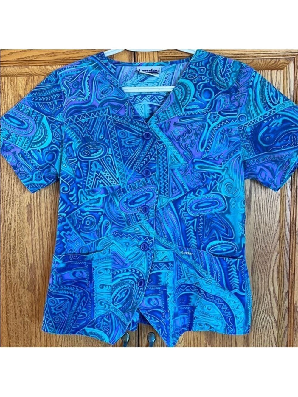 Landau Scrub Top.